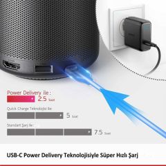 Anker Nebula Capsule II Akıllı Mini Portatif Projeksiyon 200 Lumen 720p HD Hoparlör Cep Sineması