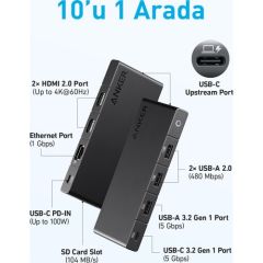 Anker 364 USB C Hub - A83A2
