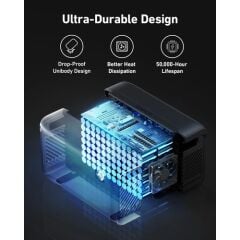 Anker 760 Taşınabilir Güç Kaynağı Ekstra Batarya (Powerhouse 767 Uyumlu) (2048Wh) - A1780