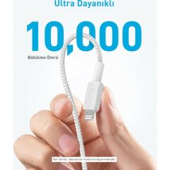 Anker 322 USB-C to Lightning Kablo - A81B6 -