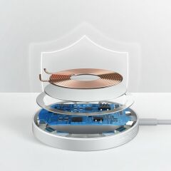 Anker PowerWave Select+ Magsafe Kablosuz Manyetik Şarj Cihazı - A2566 - Mavi (Anker Türkiye Garantili)