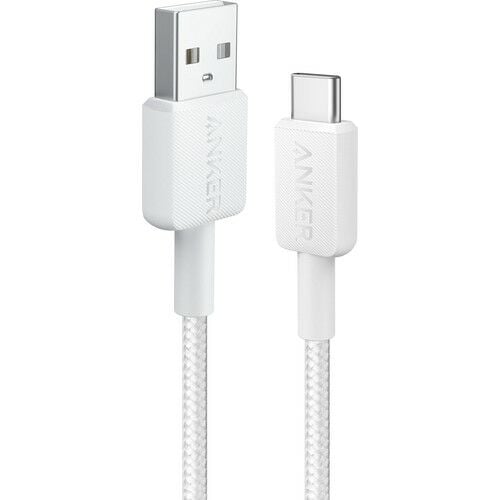 Anker 322 USB-A to USB-C Cable - Beyaz - A81H6G21