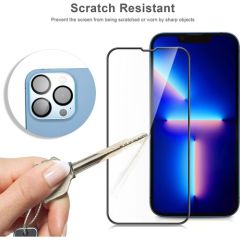 Case 4U Apple iPhone 13 Pro Cam Ekran Koruyucu Tam Kaplayan Fiber Nano