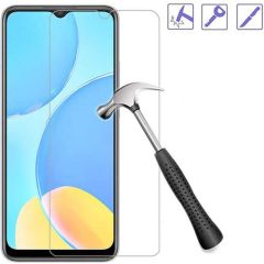 Case 4U Samsung Galaxy M32 Uyumlu Cam Ekran Koruyucu 9H Sert Temperli Şeffaf