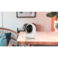 C4U Akıllı Güvenlik Kamerası 360 Derece Dönebilen Kızılötesi Gece Görüşlü IP Kamera HD 1080p - 637JBU