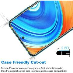 Case 4U Xiaomi Redmi Note 9S / Note 9 Pro Cam Ekran Koruyucu Nano Şeffaf