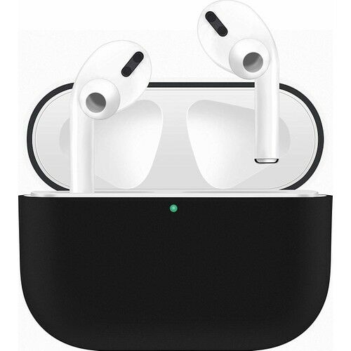 Case 4U Apple Airpods Pro Tam Kaplayan Silikon Kılıf - Siyah