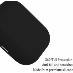 Case 4U Apple Airpods Pro Tam Kaplayan Silikon Kılıf - Siyah