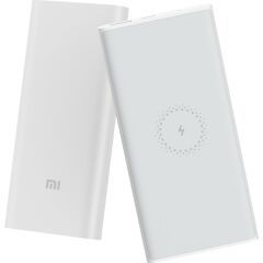 Xiaomi 10000 mAh PD 10W Kablosuz Taşınabilir Hızlı Şarj Cihazı - Qi Power Delivery Powerbank - Beyaz