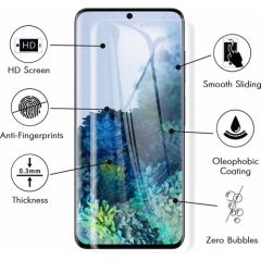 Case 4U Samsung Galaxy S20 Ultra Cam Ekran Koruyucu 9H Esnek Nano