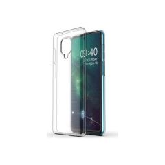 Case 4U Xiaomi Redmi Note 9S / Note 9 Pro Kılıf Süper Silikon Arka Kapak Şeffaf