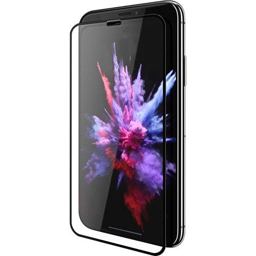 Case 4U Apple iPhone XR / iPhone 11 Cam Ekran Koruyucu Esnek Fiber Nano Siyah