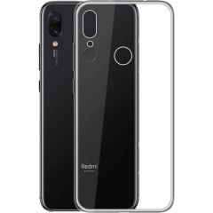 Case 4U Xiaomi Redmi Note 7 Kılıf Süper Silikon Şeffaf Arka Kapak Şeffaf