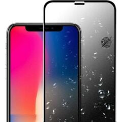 Case 4U Apple iPhone 11 Cam Ekran Koruyucu Tam Kaplayan Hayalet Privacy Siyah