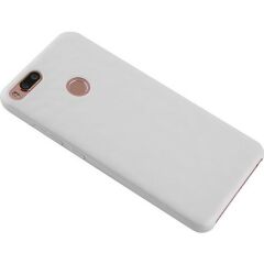Xiaomi A1 Desenli Sert Silikon Kılıf - Beyaz