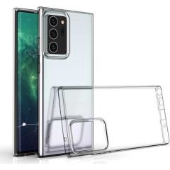 Case 4U Samsung Galaxy Note 20 Ultra Kılıf Süper Silikon Arka Kapak Şeffaf