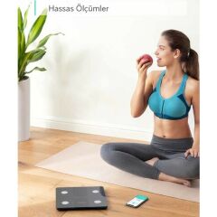 Anker Eufy Akıllı Bluetooth Tartı Dijital Baskül - Yağ Ölçer - Vücut Analizi