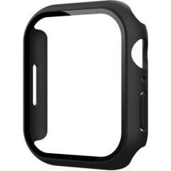 Case 4U Apple Watch Uyumlu 7 Cam Ekran Koruyucu Çerçeveli Kenar Full Koruma Gard 01 45mm