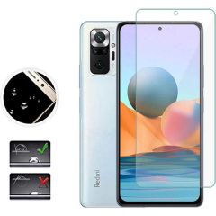 Case 4U Xiaomi Redmi Note 10 Pro Cam Ekran Koruyucu 9H Esnek Nano
