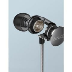 Anker SoundBuds Verve 3.5mm Universal Dahili Mikrofonlu Kablolu Kulaklık - Siyah - A3801