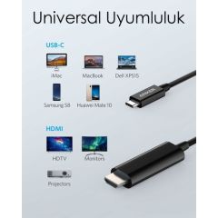 Anker USB-C / Type-C to Hdmi USB Kablosu 4K Ultra HD 60Hz - A8176