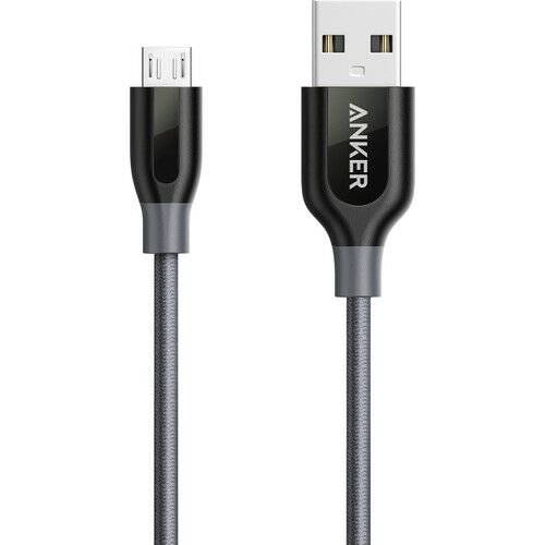 Anker Powerline+ Micro USB Örgülü Şarj/Data Kablosu 0.9 Metre - Gri -A8142
