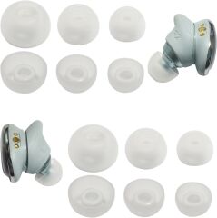 Soundcore Liberty 3 Pro Silikon Kulak Uçları Yedek Buz Beyazı