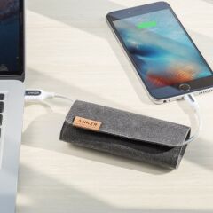 Anker PowerLine+ Lightning 0.9 Metre Örgülü Apple Lisanslı iPhone iPad Kablo - Beyaz - Taşıma Çantalı - A8121