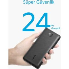 Anker PowerCore Select 20000 mAh Taşınabilir Hızlı Şarj Cihazı - PowerIQ 2.0 18W Çift Çıkışlı Powerbank - Siyah - A1363