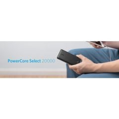 Anker PowerCore Select 20000 mAh Taşınabilir Hızlı Şarj Cihazı - PowerIQ 2.0 18W Çift Çıkışlı Powerbank - Siyah - A1363
