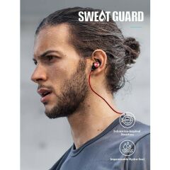 Anker SoundCore Spirit Kablosuz Bluetooth 5.0 Spor Kulaklık - IPX7 Suya Dayanıklılık - 8 Saate Varan Şarj - Siyah Kırmızı