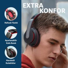 Anker Soundcore Life Q10 Kablosuz Bluetooth 5.0 Kulaklık - Siyah