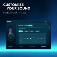 Anker SoundCore Strike 3 7.1 Surround USB Oyuncu Kulaklığı - Siyah - A3830