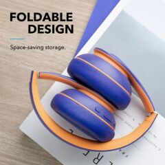 Anker Soundcore Life Q10 Kablosuz Bluetooth 5.0 Kulaklık - 60 Saate Varan Şarj - Mavi- A3032