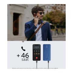 Anker PowerCore III Sense 10000 mAh Taşınabilir Şarj Cihazı - USB-C 18W PD Powerbank - Mavi