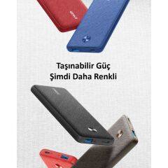 Anker PowerCore III Sense 10000 mAh Taşınabilir Şarj Cihazı - USB-C 18W PD Powerbank - Siyah