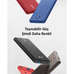 Anker PowerCore III Sense 10000 mAh Taşınabilir Şarj Cihazı - USB-C 18W PD Powerbank - Siyah