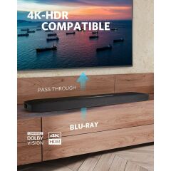 Anker SoundCore Infini Pro 2.1 Dahili Subwoofer ve Dolby Atmos Destekli 120 Watt Surround Soundbar ve Ses Sistemi - A3372