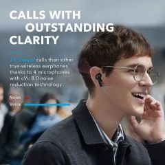 Anker SoundCore Life P2 TWS Bluetooth 5.0 Kulaklık - IPX7 - 40 Saat Dinleme Süresi - Siyah - A3919