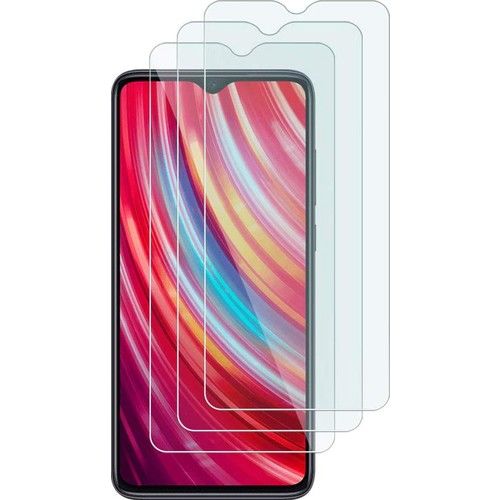 Case 4U Xiaomi Redmi Note 8 Pro Cam Ekran Koruyucu 9H Sert Temperli Şeffaf