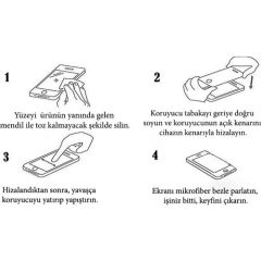 Case 4U Xiaomi Redmi Note 8 Pro Cam Ekran Koruyucu 9H Sert Temperli Şeffaf