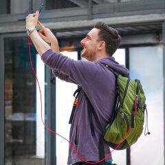 Anker Powerline+ Micro USB Örgülü Şarj/Data Kablosu 1.8 Metre - Kırmızı - A8143