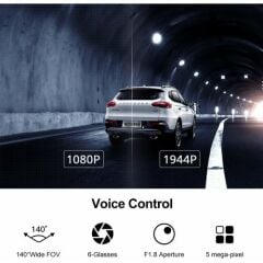 Xiaomi 70Mai Pro Akıllı Araç İçi Kamera -140° Geniş Açı Lens - 1944p - Gece Görüşü - Sesli Kontrol - Global Versiyon