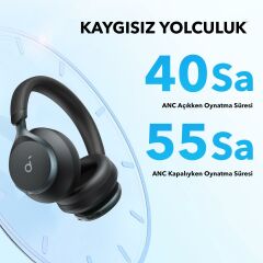 Anker soundcore Space One Kulaklık - Mavi - A3035