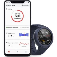 Xiaomi Amazfit Verge Akıllı Saat Siyah TR Distribütör Garantili