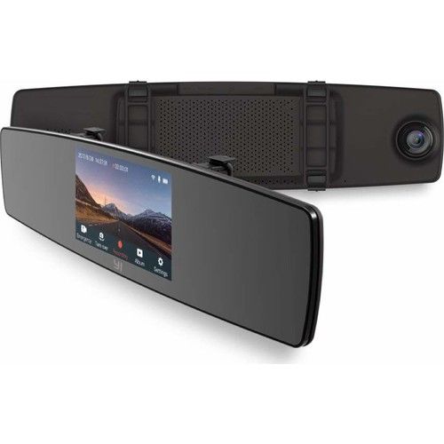 Xiaomi Yi Aynalı Araç Kamerası - Ön ve Arka Kamera - 1080P - 138° Görüş Açısı - Wifi - Darbe Anı Acil Kayıt
