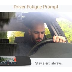 Xiaomi Yi Aynalı Araç Kamerası - Ön ve Arka Kamera - 1080P - 138° Görüş Açısı - Wifi - Darbe Anı Acil Kayıt