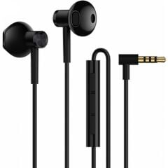 Xiaomi Yarım Kulak İçi Çift Sürücülü Stereo Mikrofonlu Kulaklık - Siyah