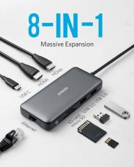 Anker PowerExpand 8in1 PD Hub Ethernet HDMI A8380