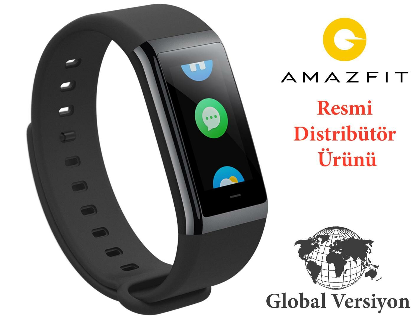 Xiaomi Amazfit Cor Akıllı Bileklik Siyah Distribütör Garantili